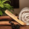 100 Natural Biodegradable Wood Bamboo Comb for Hotel Head Therapy 6