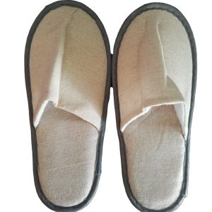 Adults' Disposable Linen Slippers for In-Room Use