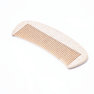 Biodegradable Hotel Disposable Wheat Straw Pocket Hair Comb