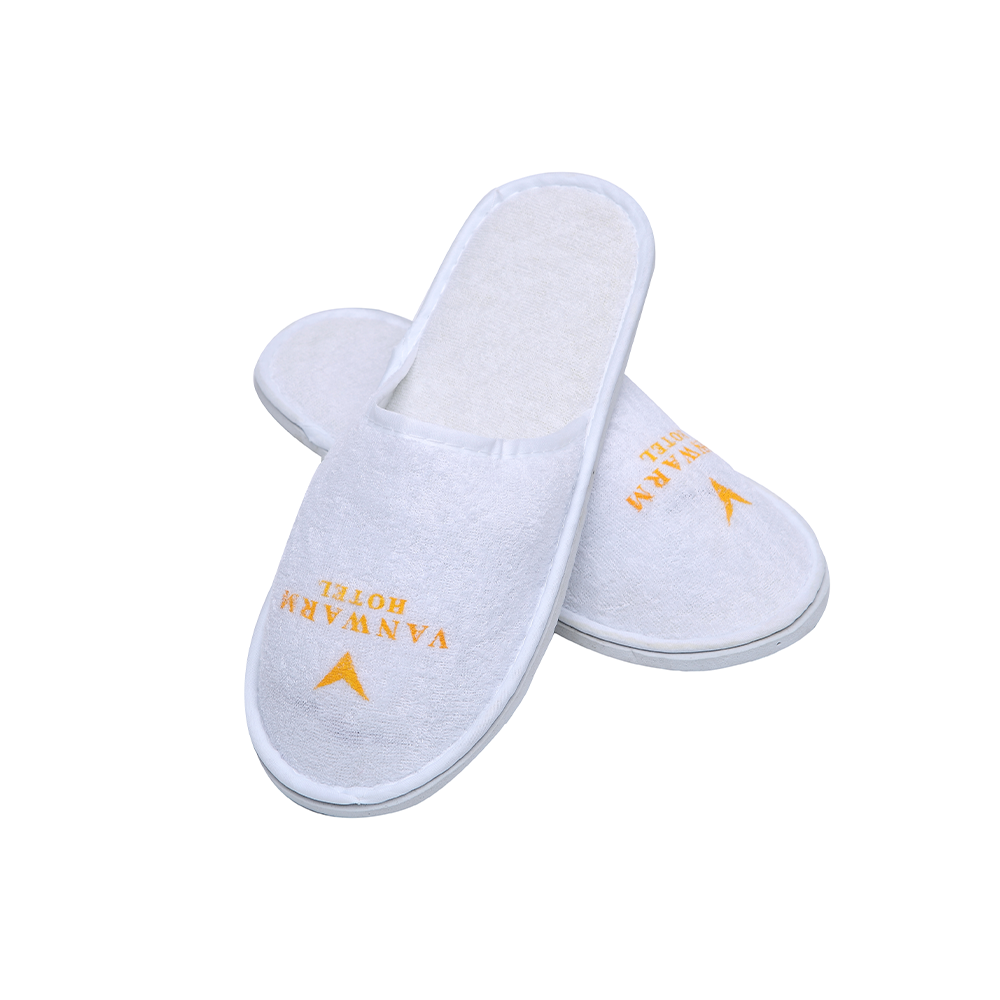 Cotton Hotel Slippers with Eva Disposable Dense Velvet - Image 4