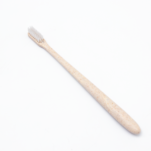 Disposable Biodegradable Portable Wheat Straw Toothbrush for Travel
