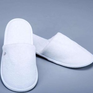Disposable Customized Logo Hotel Amenities Unisex Soft Slippers One Use