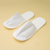Disposable Slipper in White Coral Fleece for Hotels Spas with Logo 6