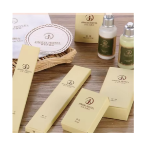 Disposable Toothbrush with Shower Gel & Shampoo Set for Guestroom Bath