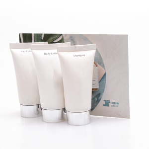 Eco-Friendly Bathroom Amenities Kit with Shampoo & Shower Gel