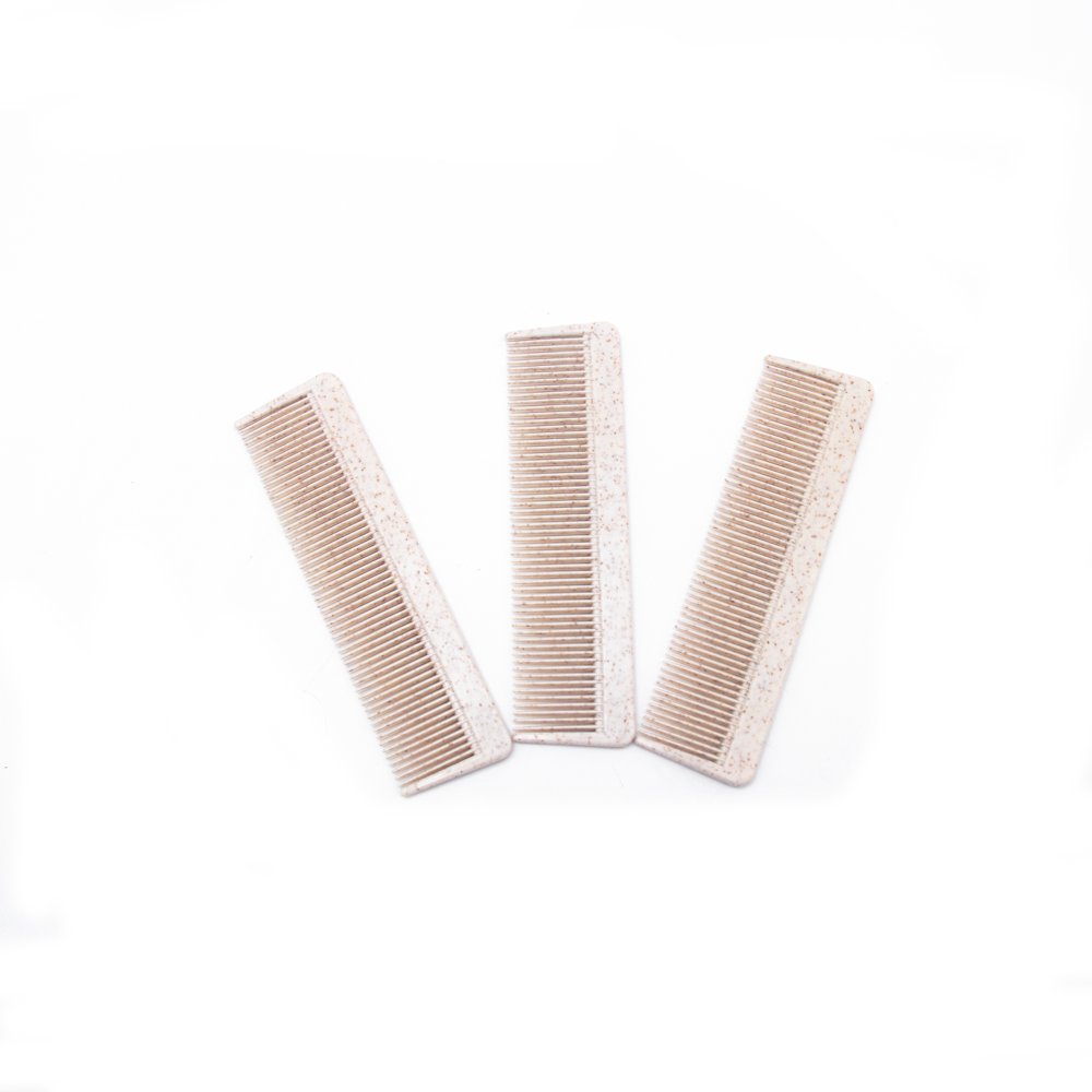 Eco-Friendly Biodegradable Portable Comb Colorful Disposable Anti-Static Wheat Straw - Image 6