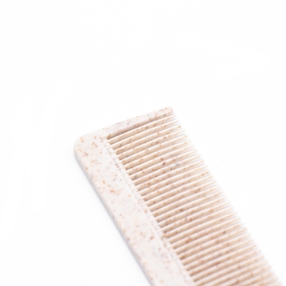 Eco-Friendly Biodegradable Portable Comb Colorful Disposable Anti-Static Wheat Straw - Image 2