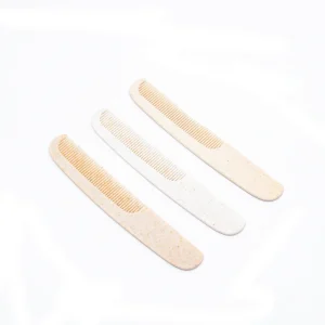 Custom Shape Shower Combs Wheat Straw Unisex for Hotel Travel Use