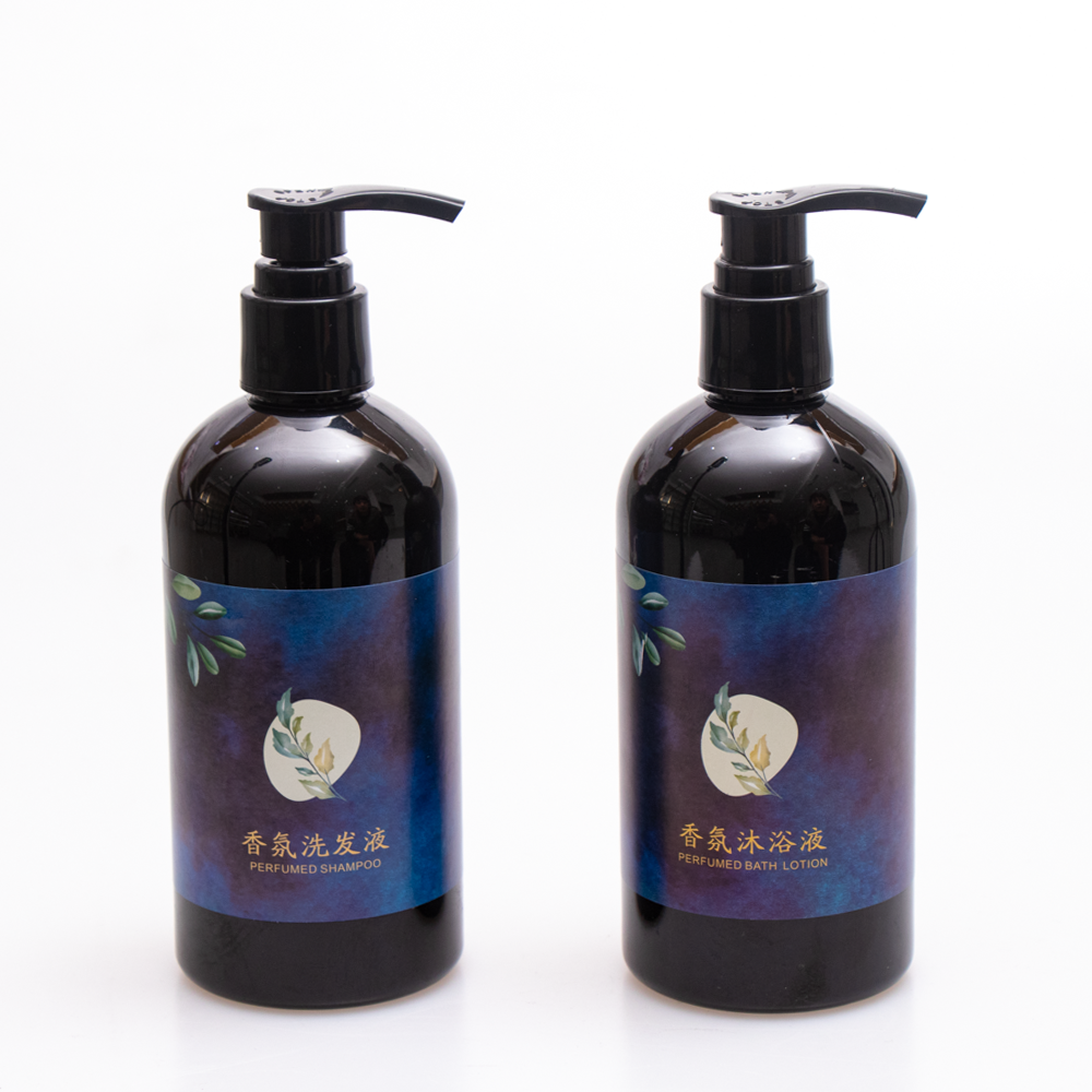 Eco-Friendly Hotel Amenities Kit with Perfumed Shampoo & Shower Gel