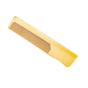 Portable Natural Hotel Set Pack Hair Brush Wide Tooth Bamboo Comb with Custom Logo