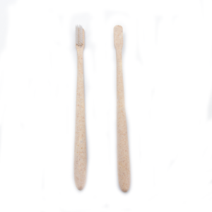 Eco-friendly Disposable Straw Toothbrush for Travel Hotel Amenities
