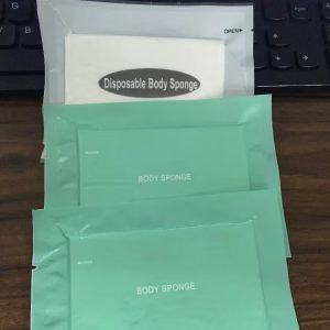 Hotel Disposable Skin-friendly Biodegradable Soft Solid Mini Compressed Bathing Sponge