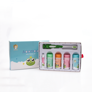 Luxury Disposable Plastic Toiletries Kit for Kids Skin-Friendly Shampoo & Body Wash