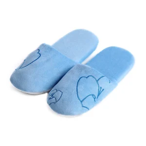 Eco-Friendly Disposable Velvet Slippers for Hotel & Spa Use
