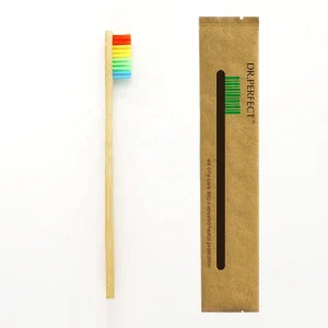 Organic Bamboo Adult Toothbrush Soft Nylon Bristle Disposable Plastic-Free Pack