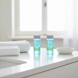 Portable Leakproof Mouthwash Bottles with Plastic Cup