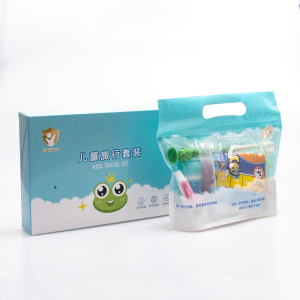 Recyclable Kids Travel Hotel Amenities Set with Toothbrush Kit