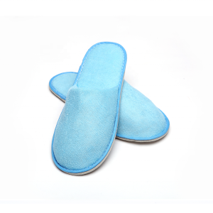 Terry Cloth Hotel Cleaning Thick Sole Slipper Disposable Eco-Friendly