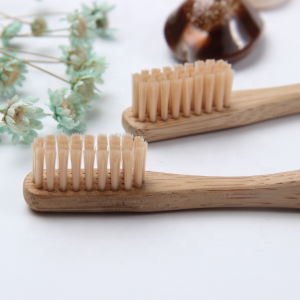 Ultra-soft Bamboo Adult Toothbrush Suitable for Hotels Natural Organic