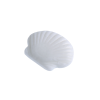 White Shell Shaped Mini Sanitizing Soap with Herbal Ingredients 6